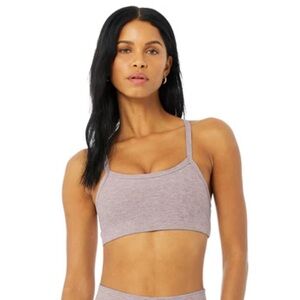 ALO Yoga Alosoft Gratitude Bra In Lavender Dusk Heather